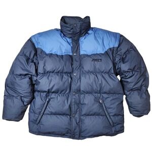 Vintage John Smith Puffer Down Filled Coat Mens XXL Outdoors Hiking‎ Urban Retro